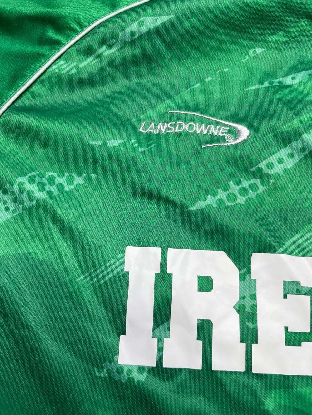 Lansdowne Ireland Drylans Performance Sublimated Shamrock Jersey T-Shirt - Picture 4 of 7